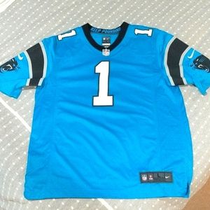 Nike Carolina Panthers NFL Football #1 Cam Newton
